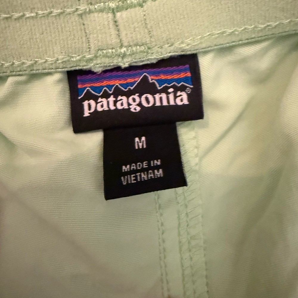 Patagonia women’s Light Green Swim/Active Shorts - Picture 2 of 4